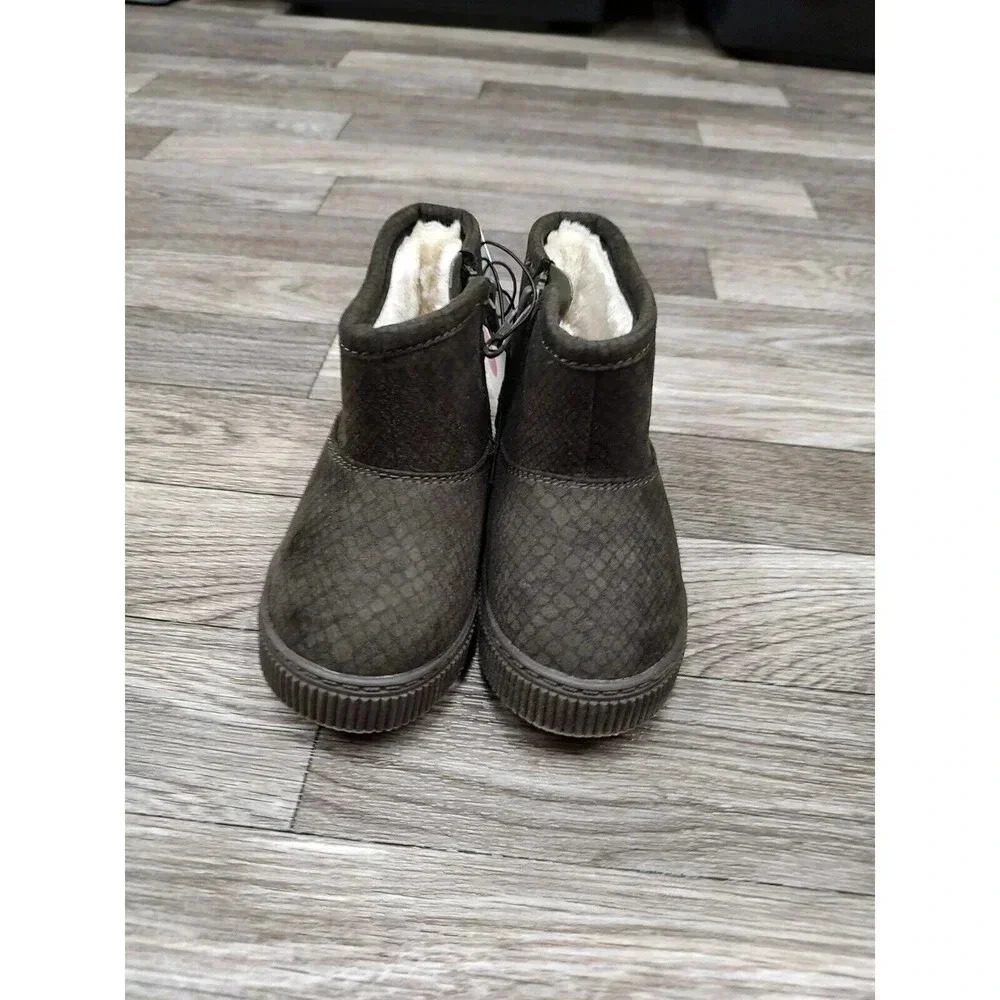 NOT AVAILABLE Cat & Jack Toddler Boy's Boots Olive Green Alligator Print Size 7